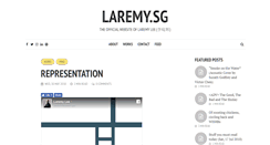 Desktop Screenshot of laremy.sg